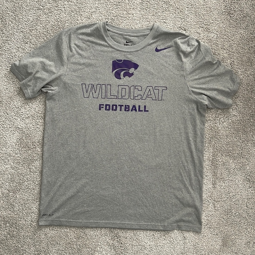 Nike dri-fit wildcat football tee shirt